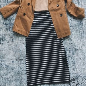 Sweater jacket and skirtsale together